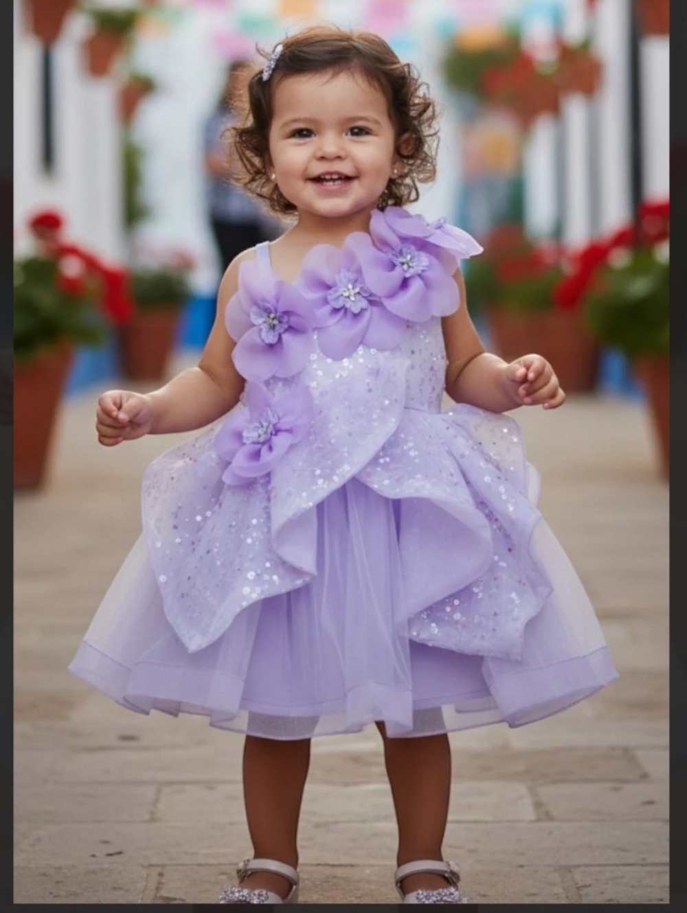 Little Fashionistas Baby Girl Gown